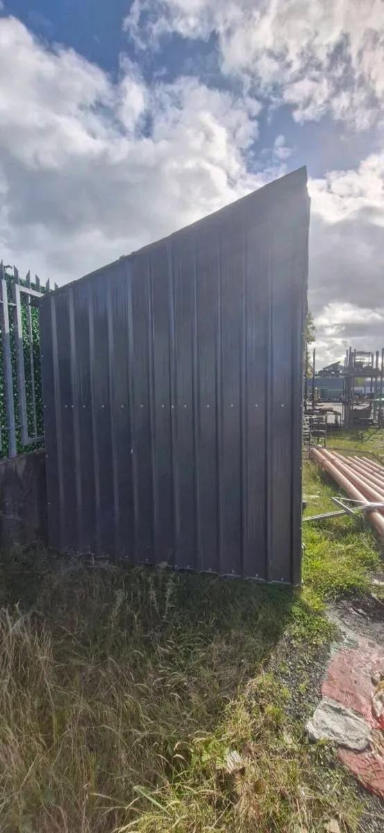 2.4m × 2.4m x 3m highfabricated steel storage shed - Image 3