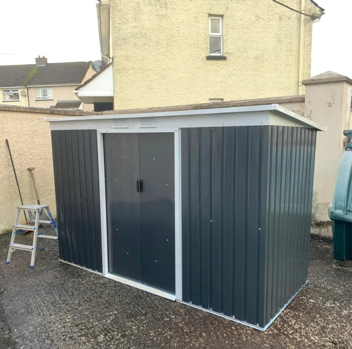 New 9 x 4ft Garden Metal Storage Shed.
Outdoor Sto - Image 1