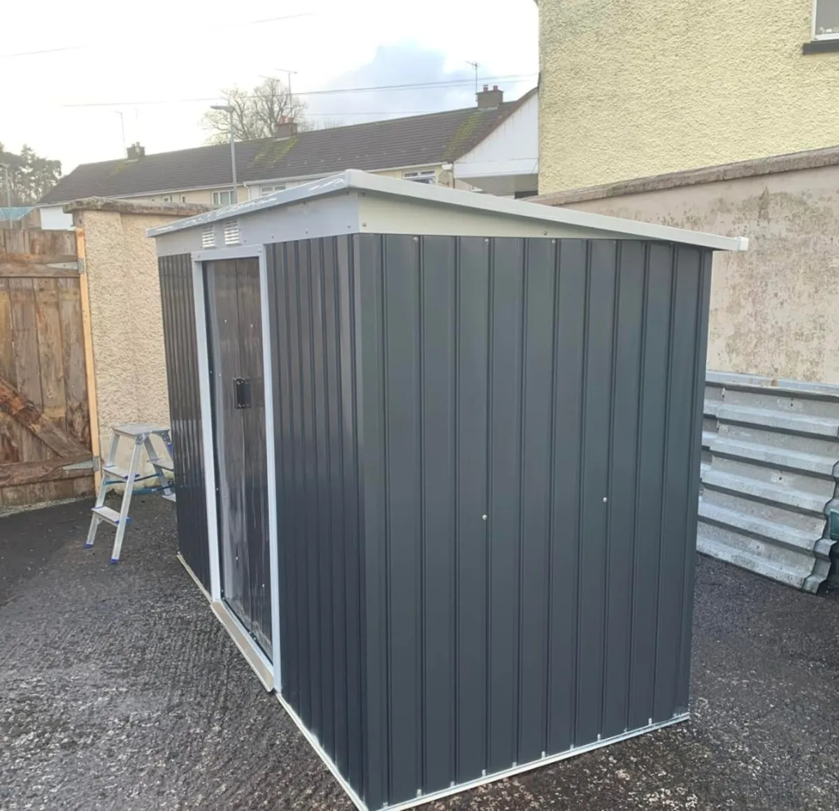 New 9 x 4ft Garden Metal Storage Shed.
Outdoor Sto - Image 3