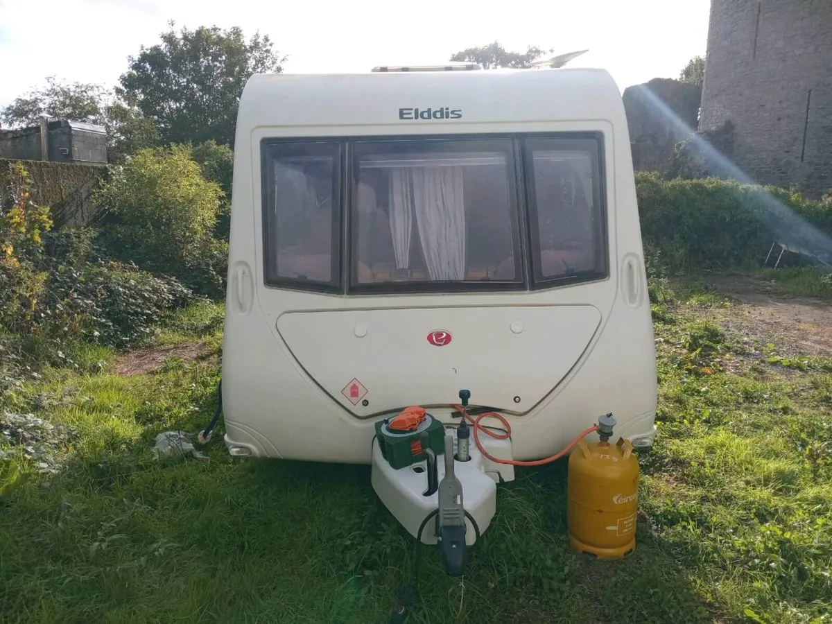 2012 model Elddis caravan 4 Berth end bedroom - Image 4