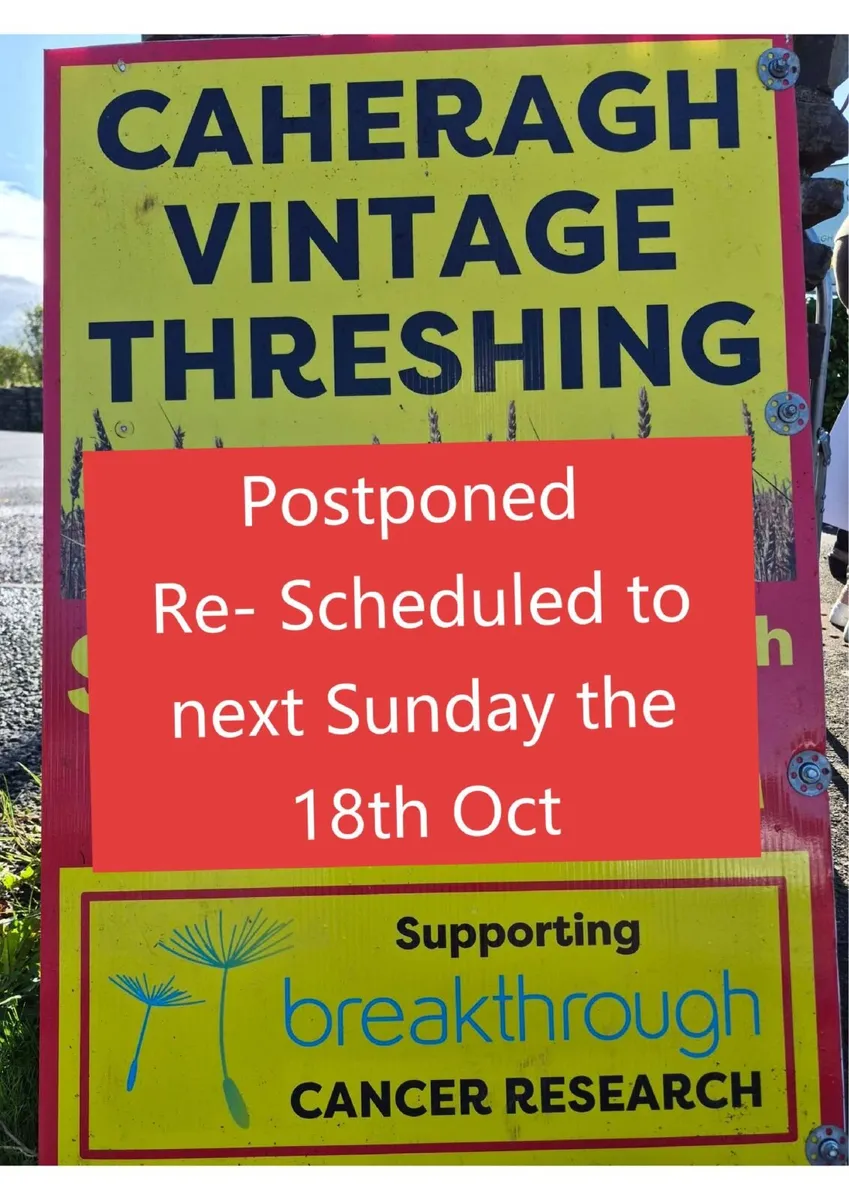 Caheragh Annual Threshing & Vintage  Rescheduled - Image 1