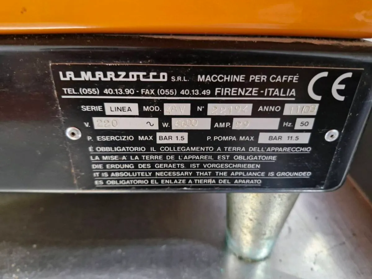 La marzocco 4 group coffee machine - Image 2