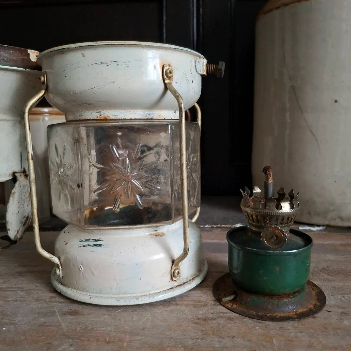 Mid-Century Nautical Style Storm Lantern - Image 3
