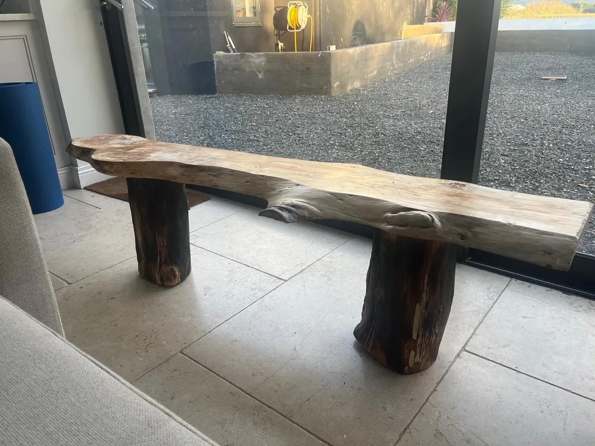 Live edge garden bench’s - Image 2