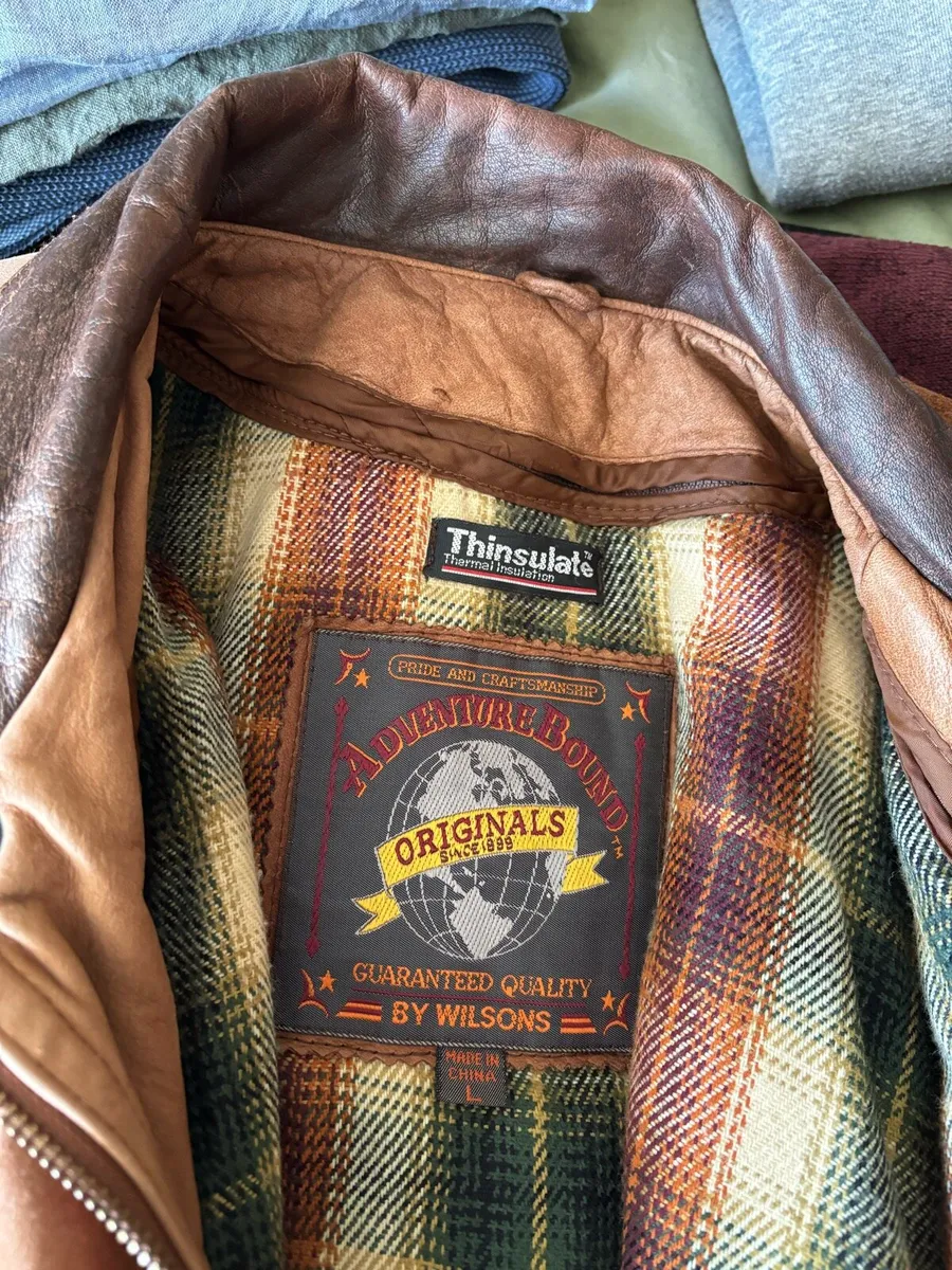 Vintage Leather Jacket - Size L - Image 3
