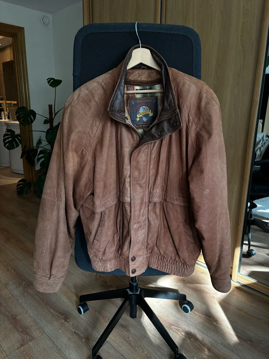 Vintage Leather Jacket - Size L - Image 1