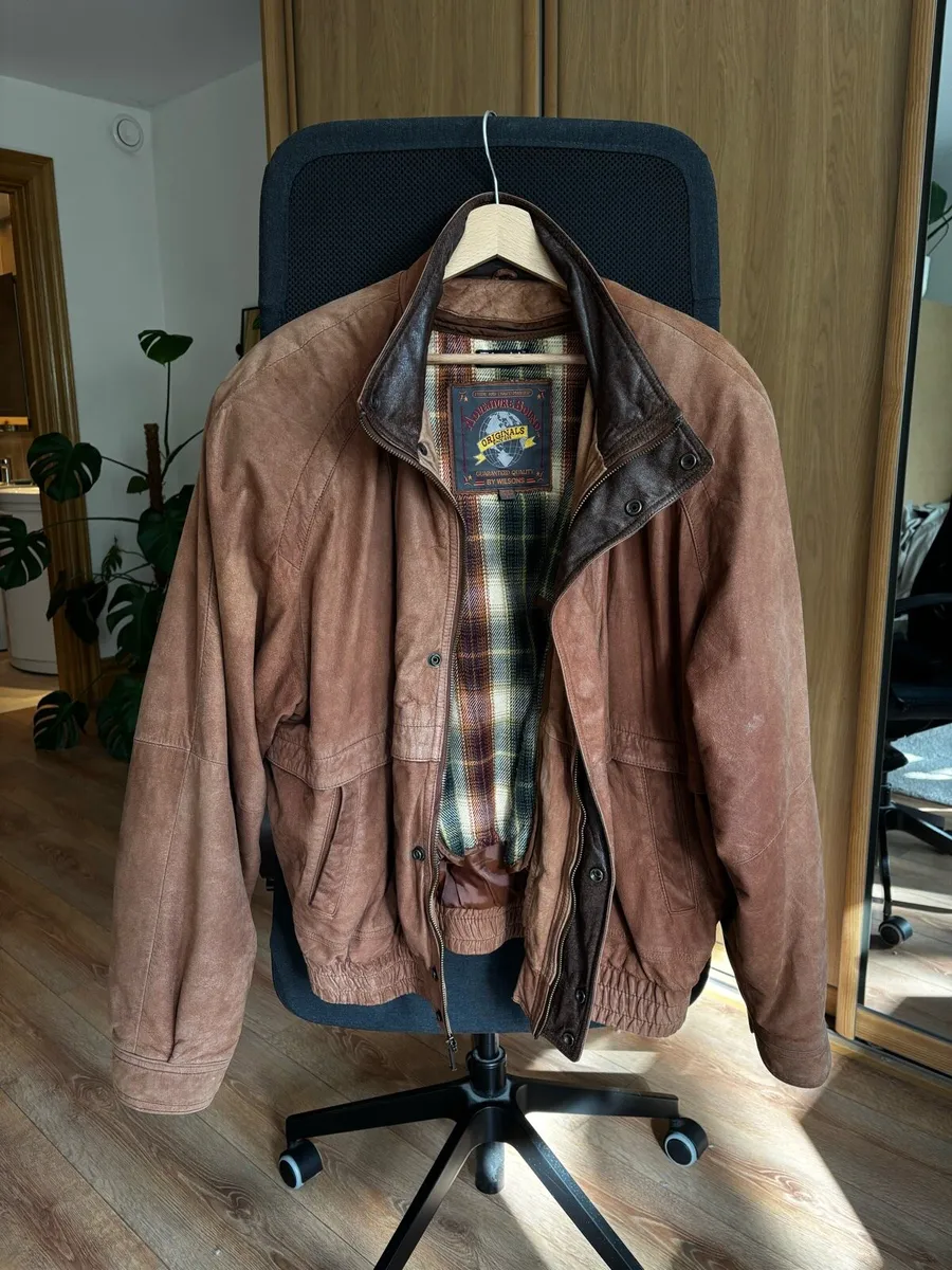 Vintage Leather Jacket - Size L - Image 2