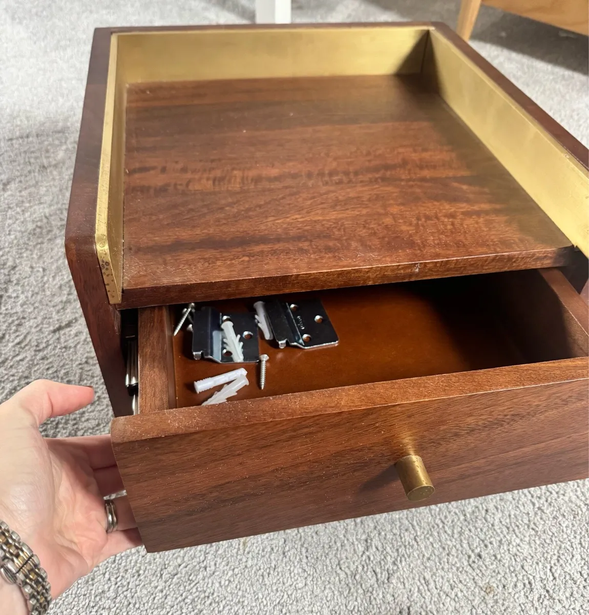 Swoon floating bedside lockers x 2 - Image 4