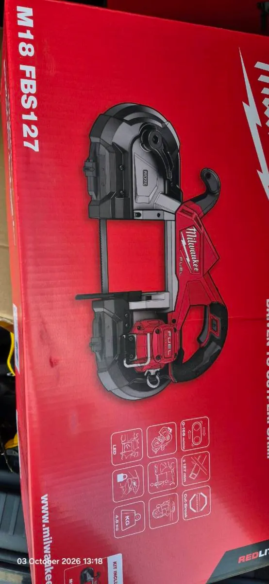 Milwaukee M18FBS127-0 Fuel Gen 2 127mm Deep Cut Ba - Image 2