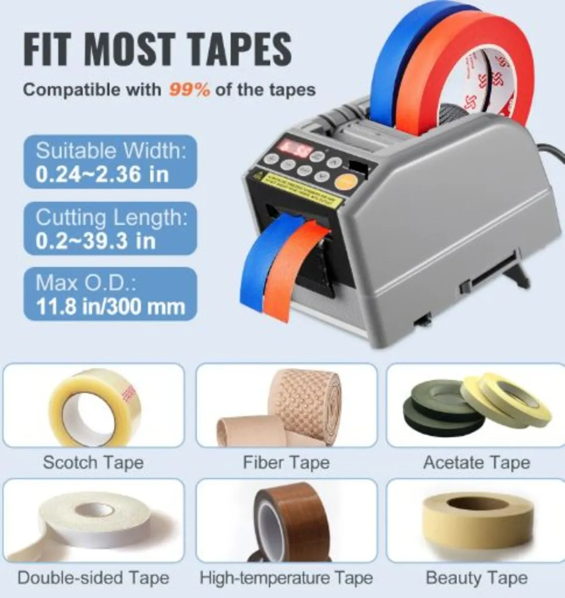 Zcut-9 Automatic Tape Dispenser Adhesive Electric - Image 2