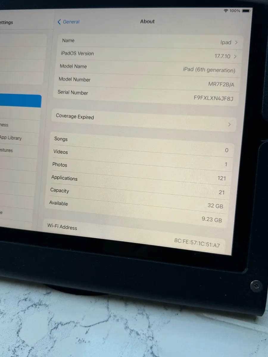 Apple iPad 6th Generation 32GB with premium stand - Image 4