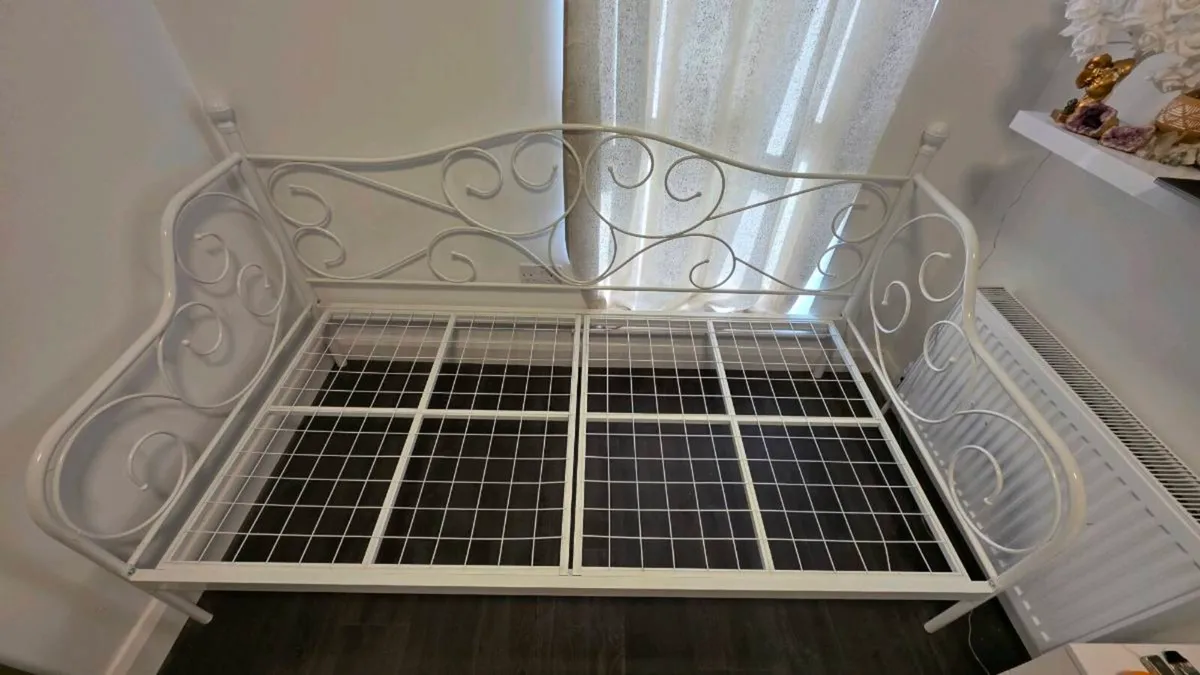 Single bed frame and Marco mattress - Image 2