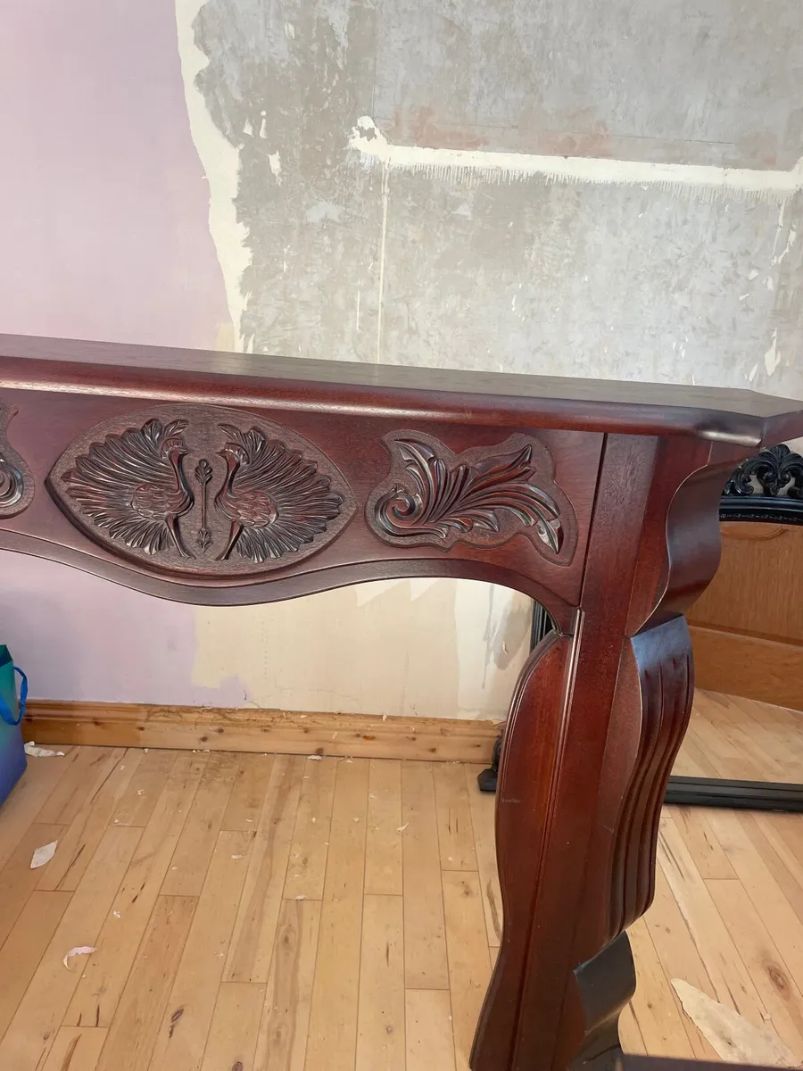 Mahogany fireplace surround - Image 1