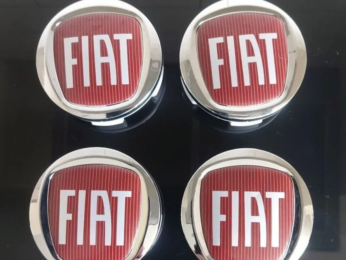 Fiat Centre Caps - FREE POST - Image 1