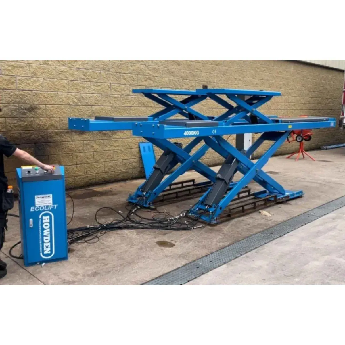Ecolift 4 Ton Platform Scissor Lift 4.5 Mtr - 230v - Image 1