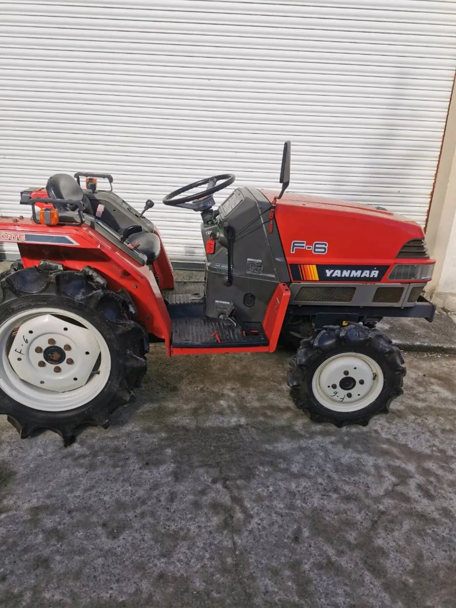 Yanmar F. 6 compact tractor and rotavator - Image 2