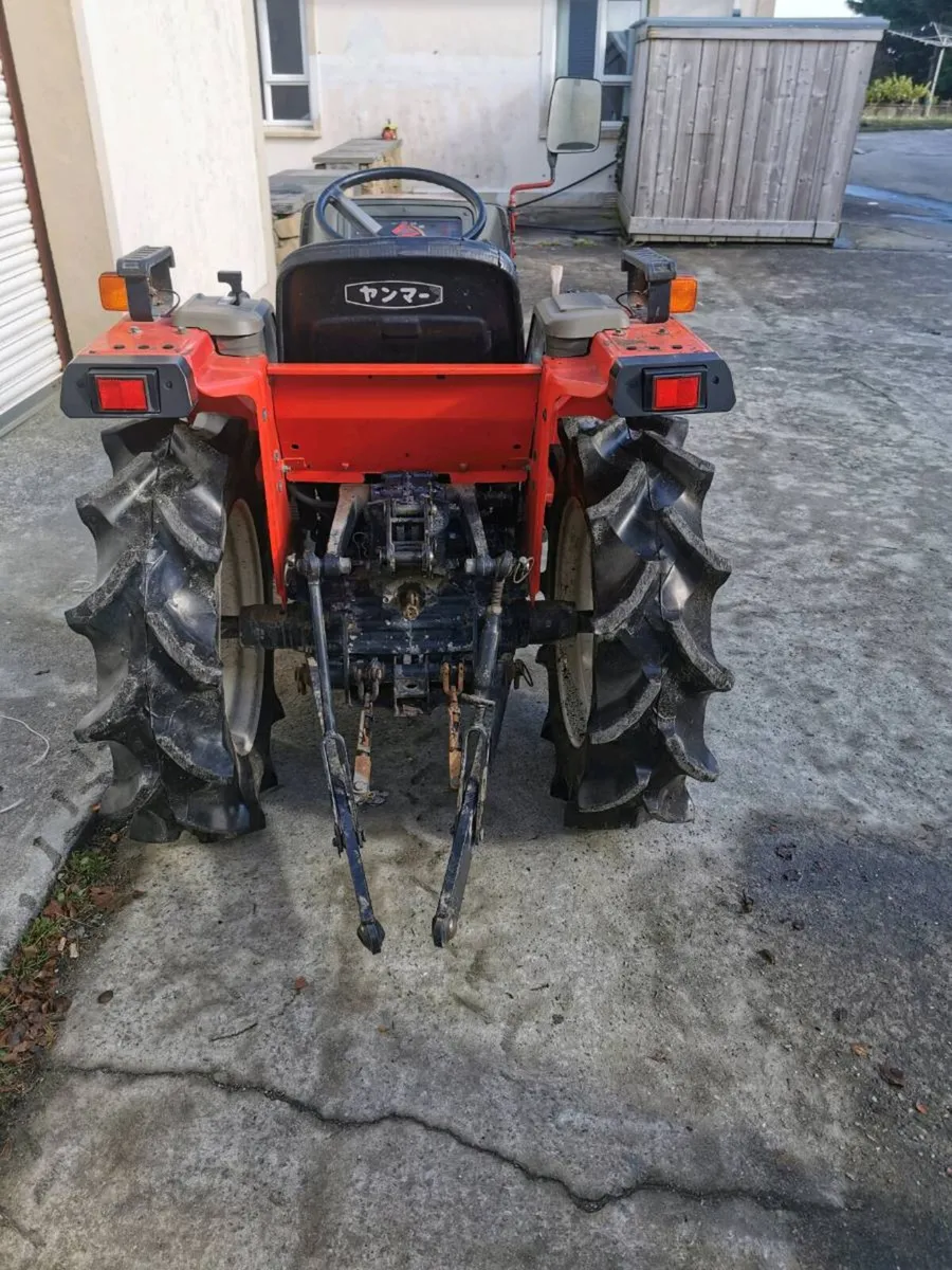 Yanmar F. 6 compact tractor and rotavator - Image 3