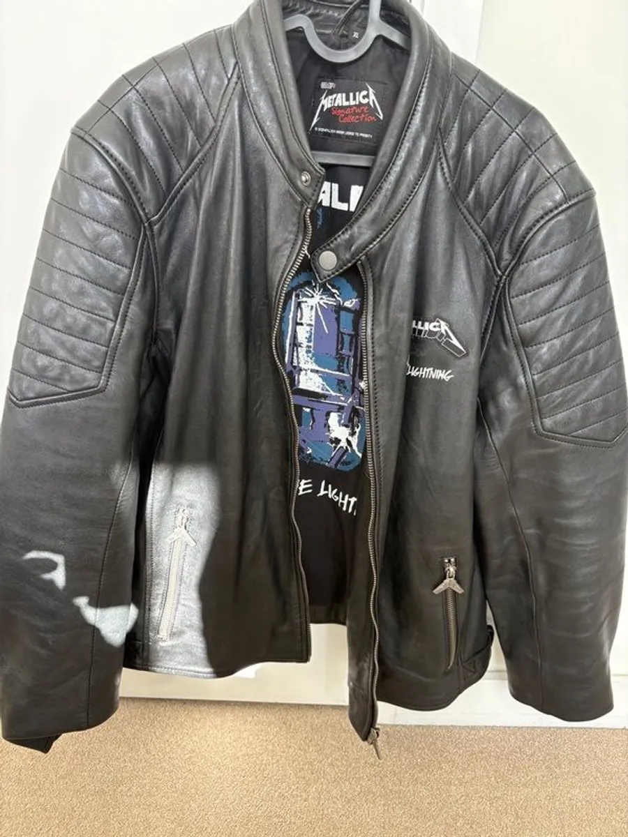 Metallica leather jacket - Image 2