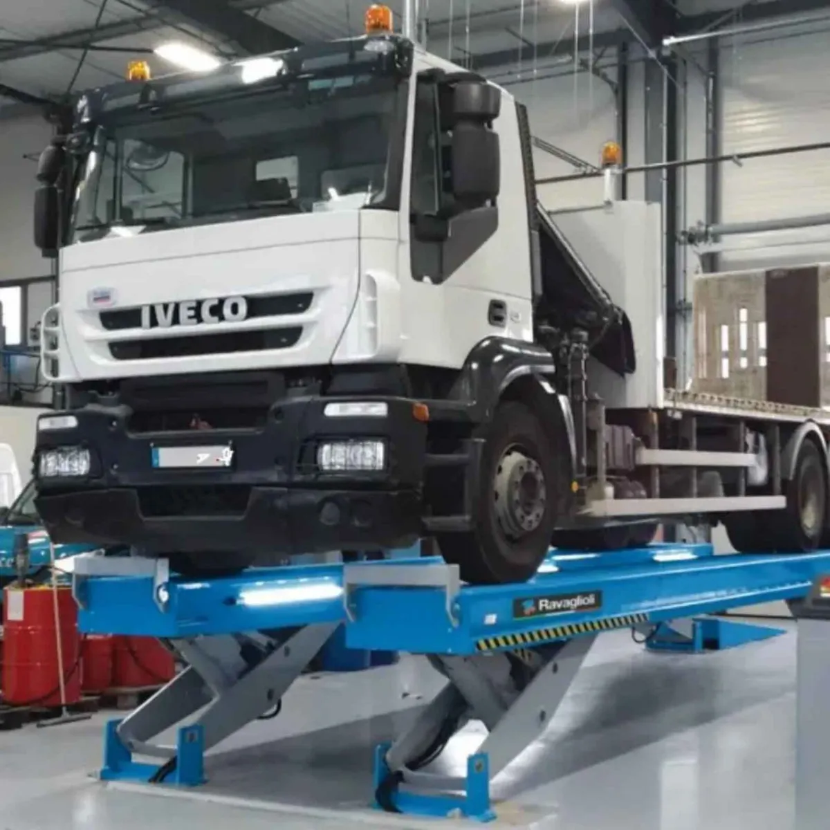 Ravaglioli Platform Scissor Truck Lift 400V 35 Ton - Image 1