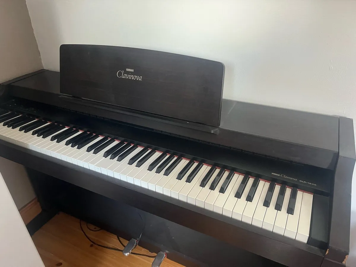 Electric Piano and Stool - Image 1
