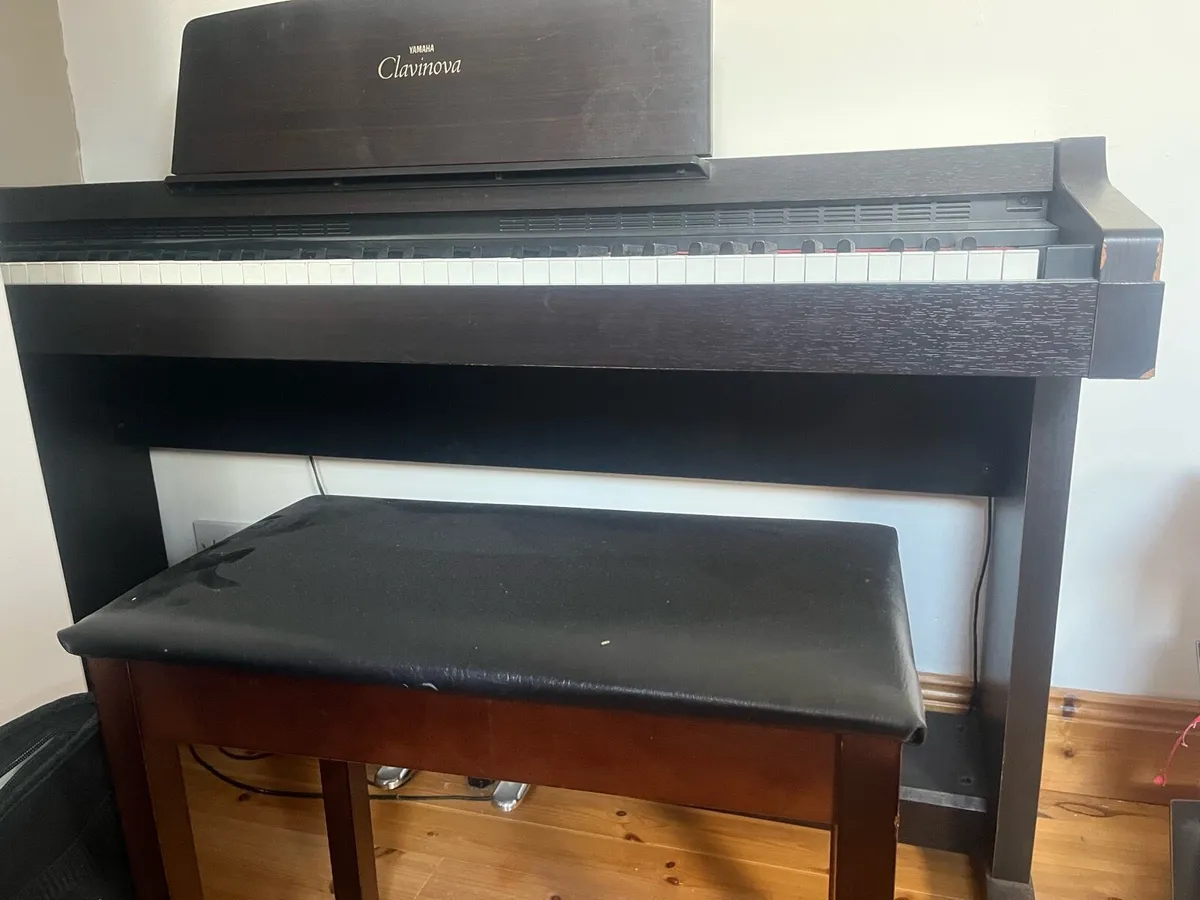 Electric Piano and Stool - Image 2