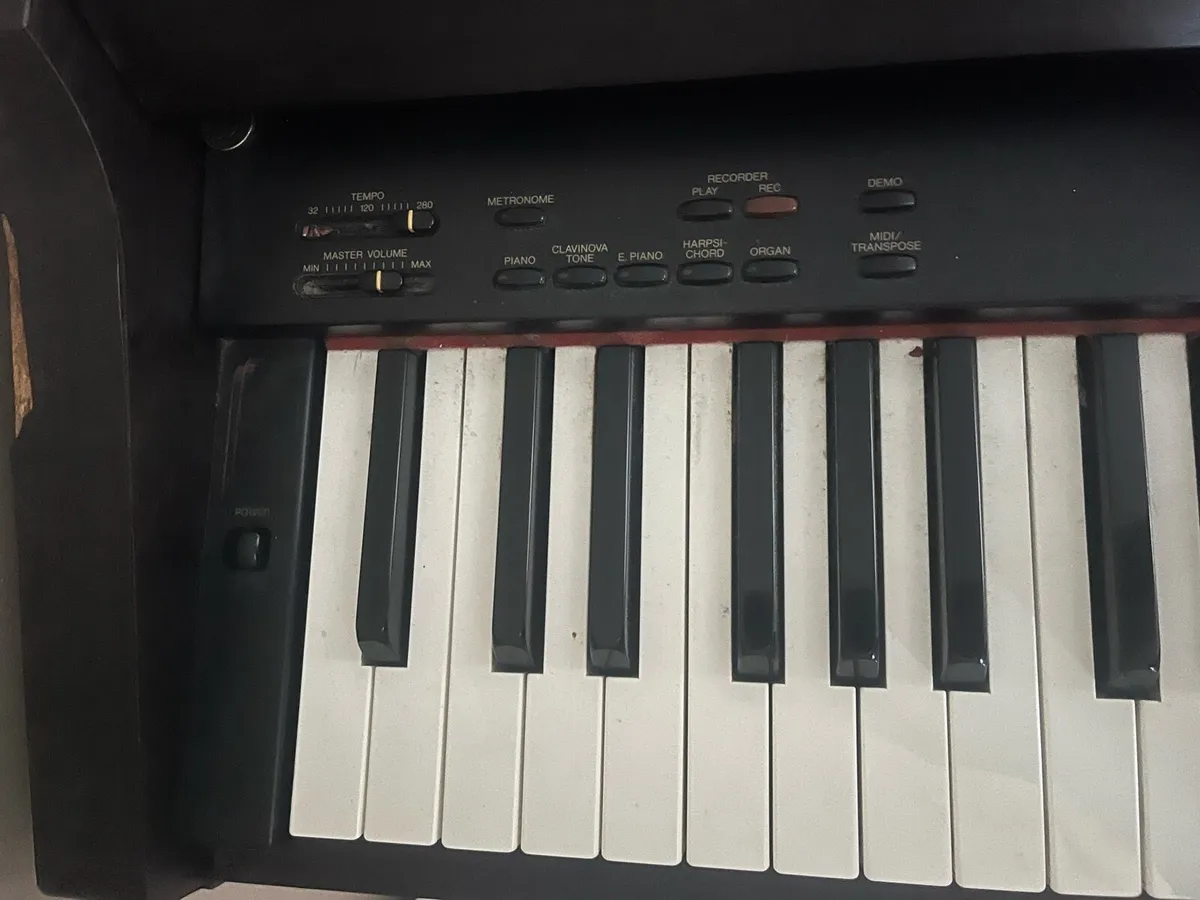Electric Piano and Stool - Image 4