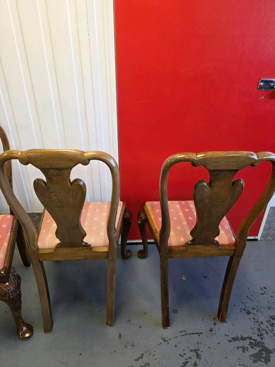 Antique Table 6 chairs + sideboard - Image 4