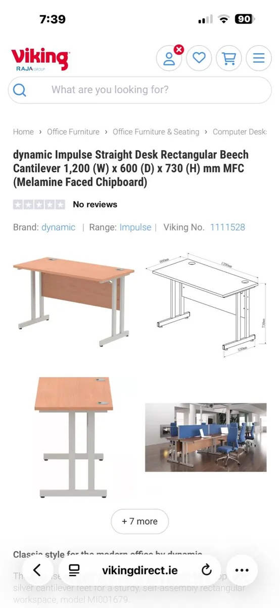 Desk for Sale - Brand New in Packaging - Image 1