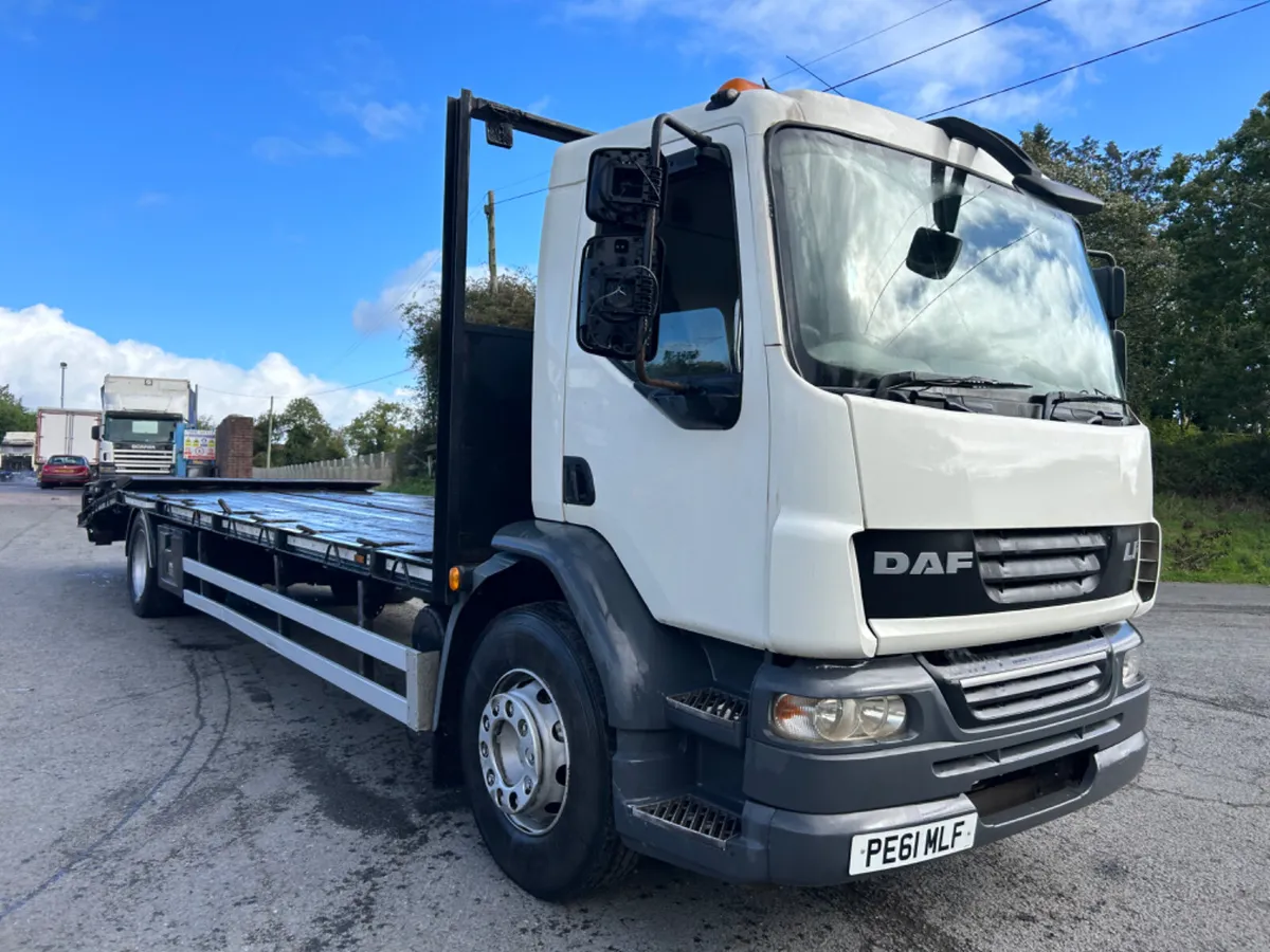2012 Daf lf 55 220 18 ton wedged beavertail - Image 3