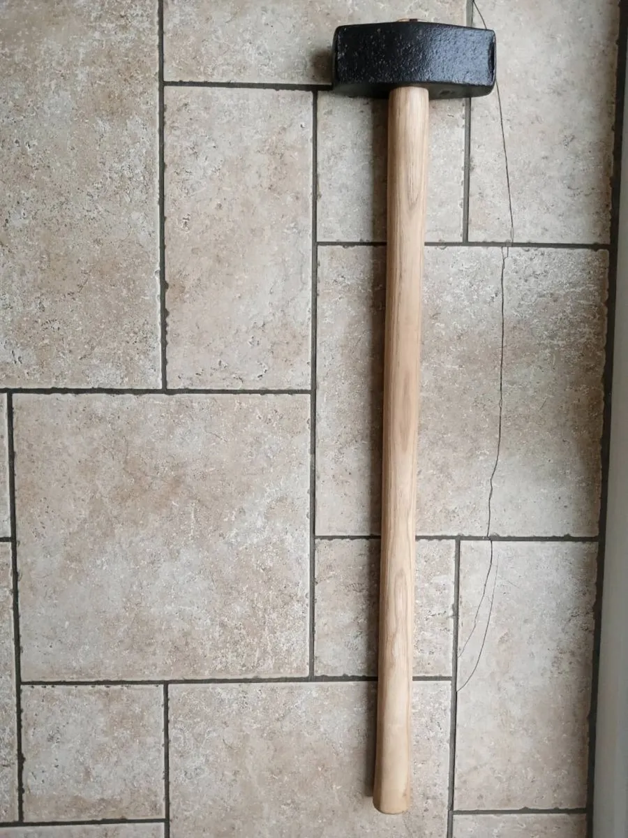 Vintage hand forged sledge hammer - Image 2