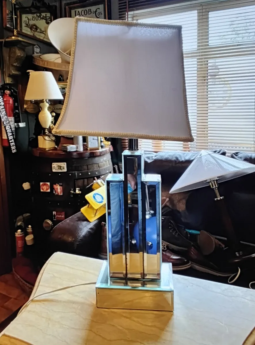 Glass mirroir lamp