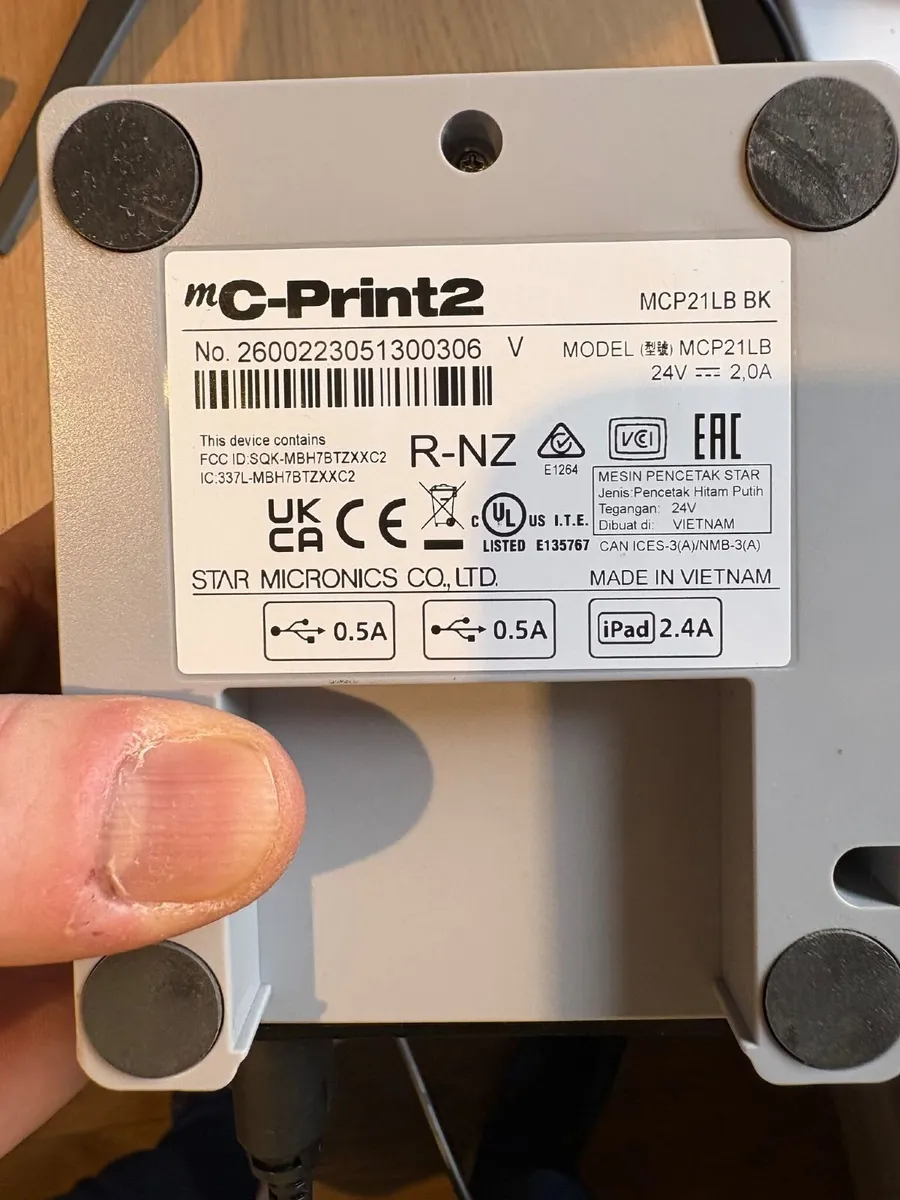 Star mC-Print2 Receipt Printer, Boxed, Untested - Image 3
