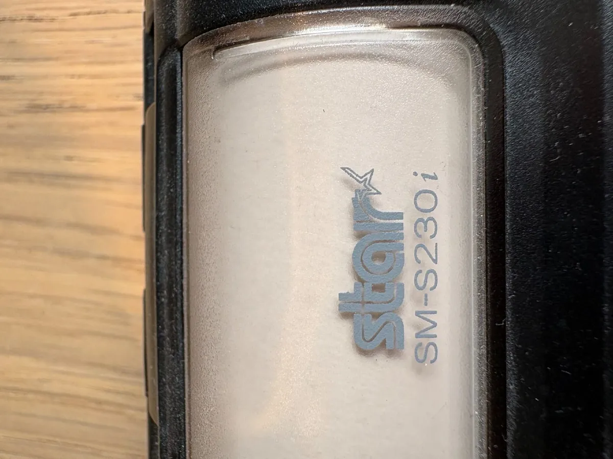 Star SM-S230i Mobile Receipt Printer, Untested - Image 2