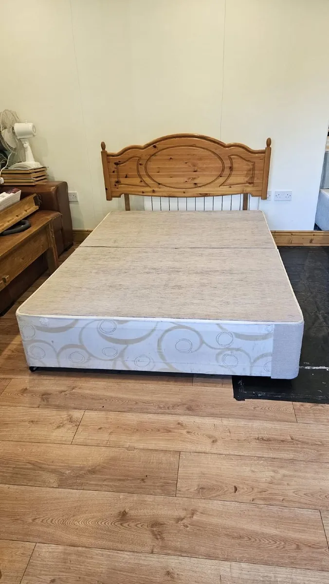 4ft6 Divan Bed Base x 3 - Image 1