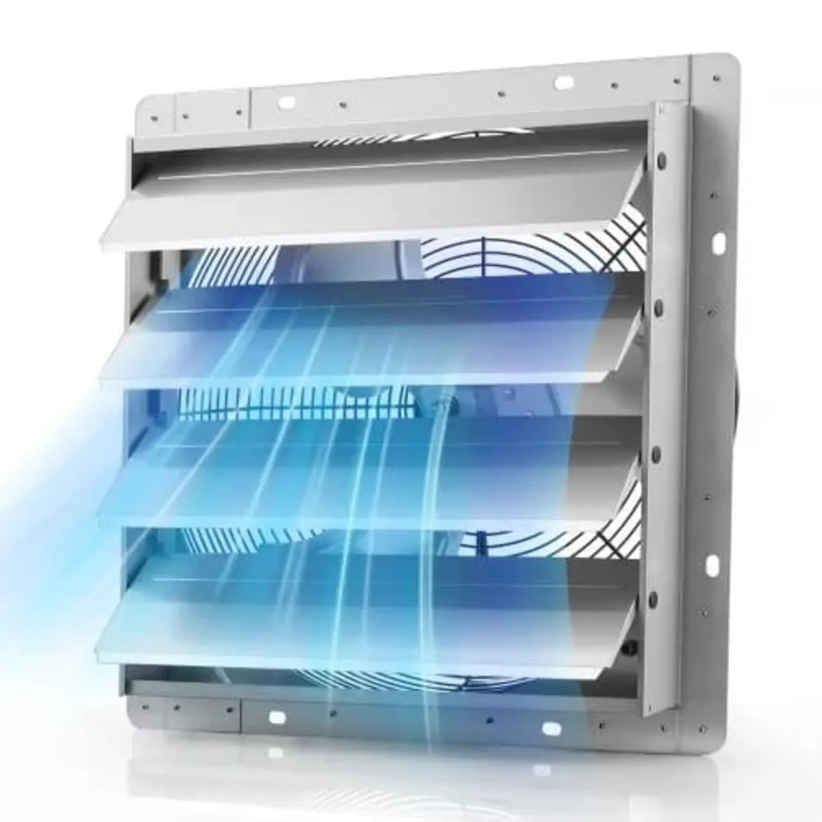 413 mm Shutter Exhaust Fan Wall Mounted Automatic - Image 1