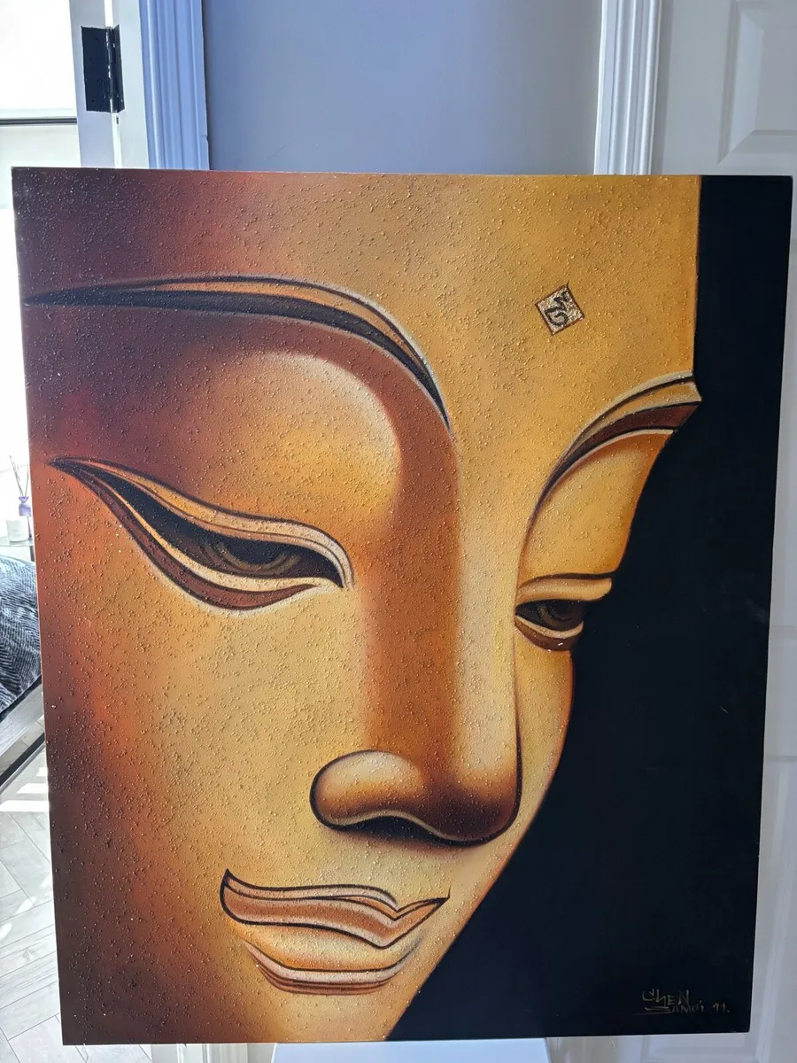 Large Buddha Canvas Wall Art – 120cm - Image 4