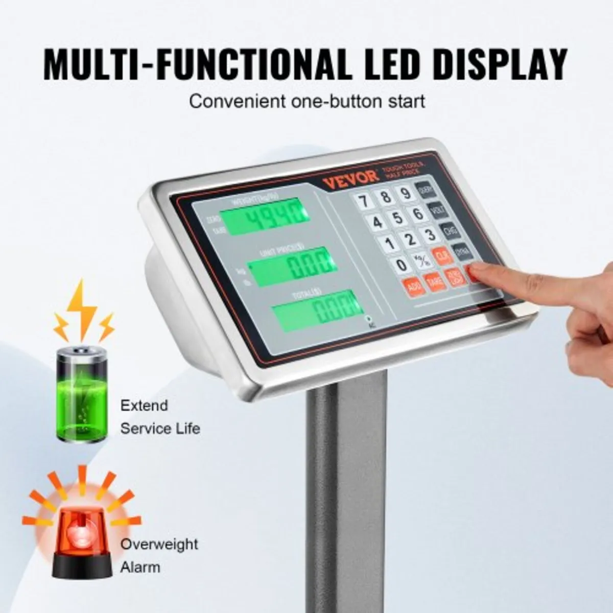 Computing Digital Platform Scale, 300 kg Load, 50 - Image 2