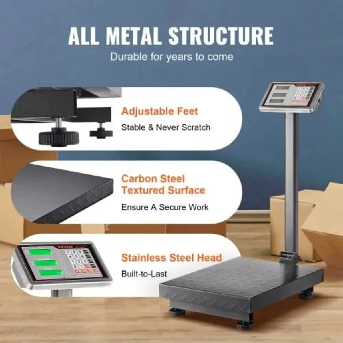 Computing Digital Platform Scale, 300 kg Load, 50 - Image 3