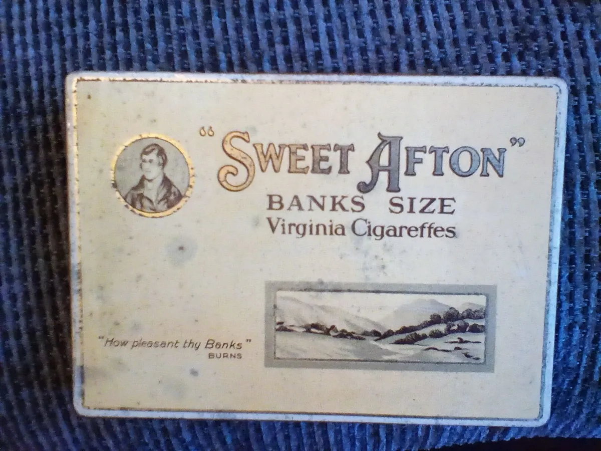Vintage sweet afton tin - Image 1