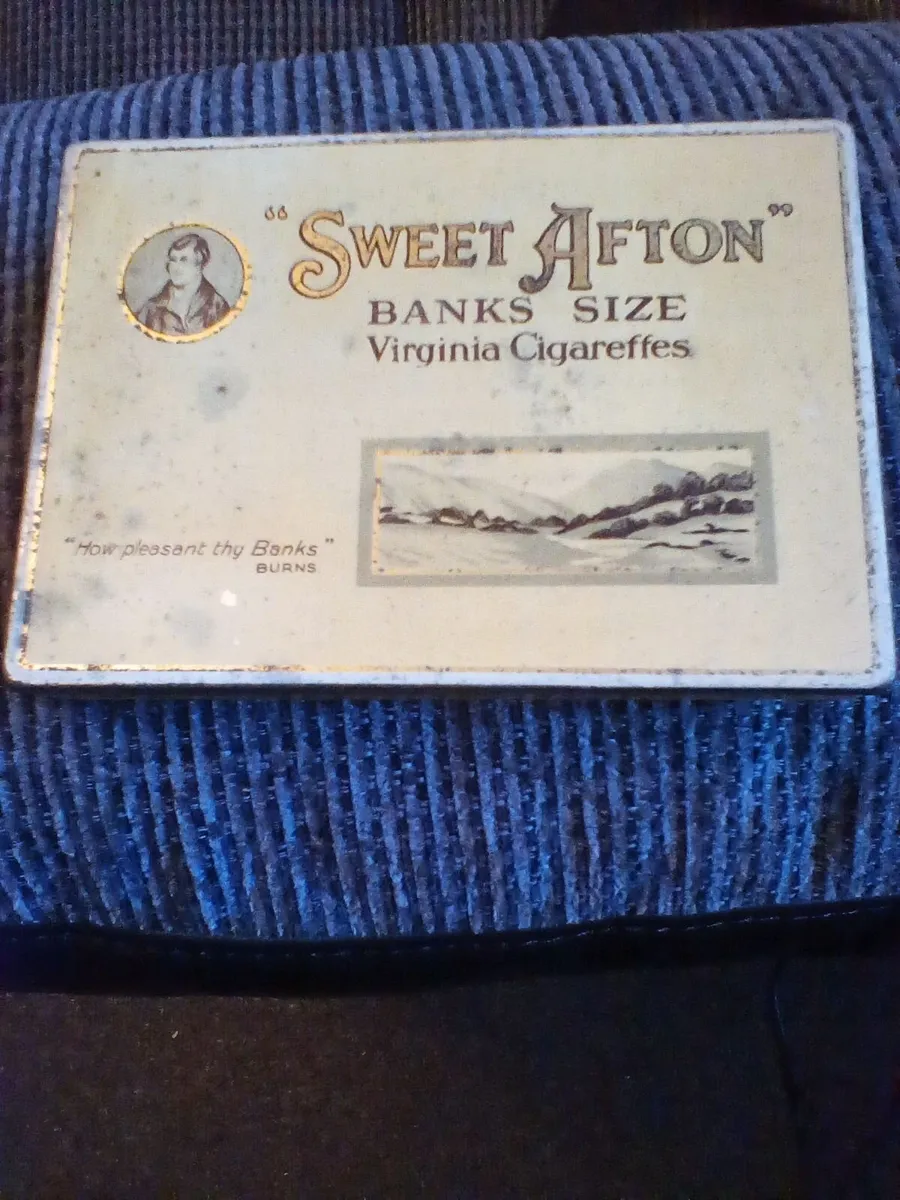 Vintage sweet afton tin - Image 4