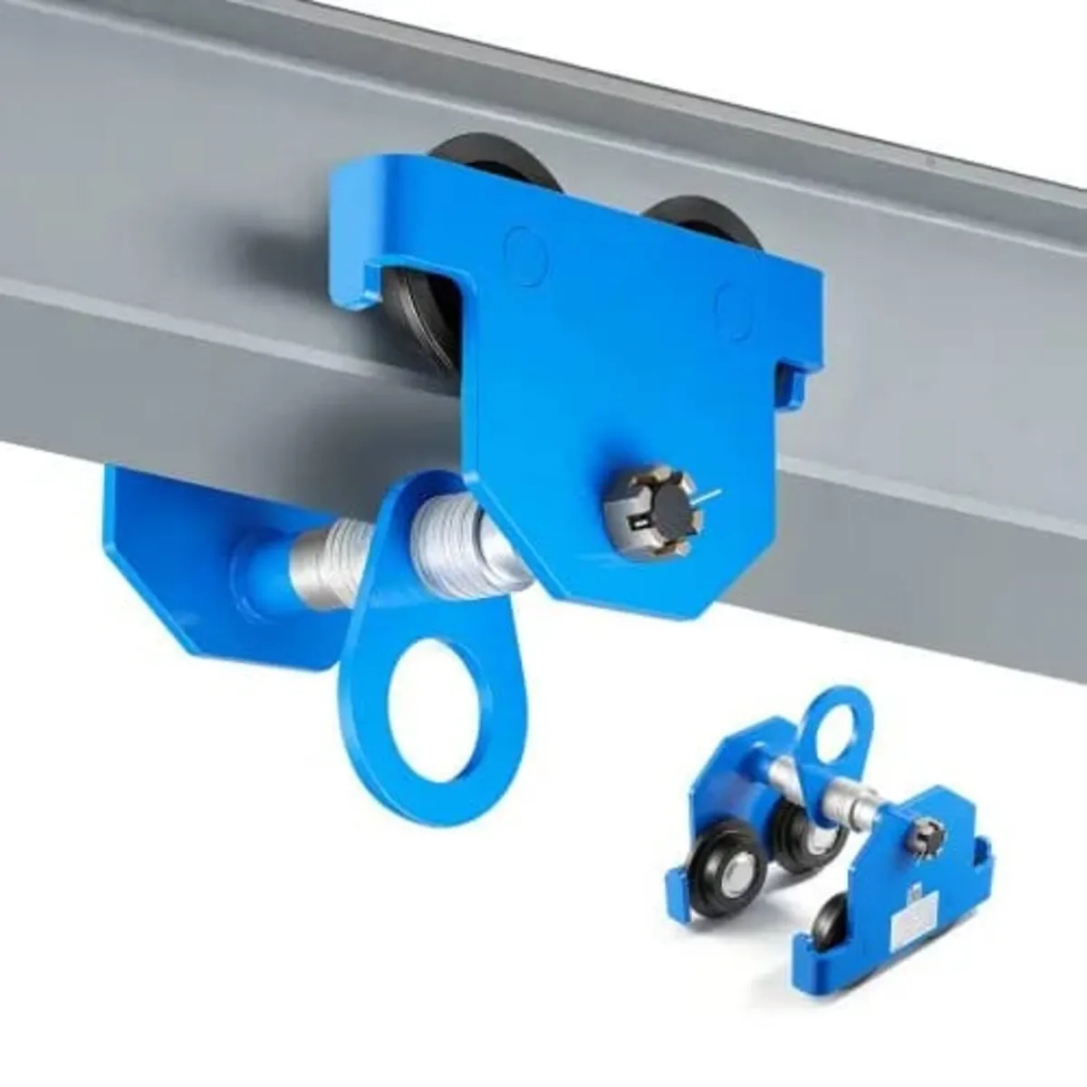 Manual Trolley, 3 Ton Load Capacity, Push Beam Tro - Image 1
