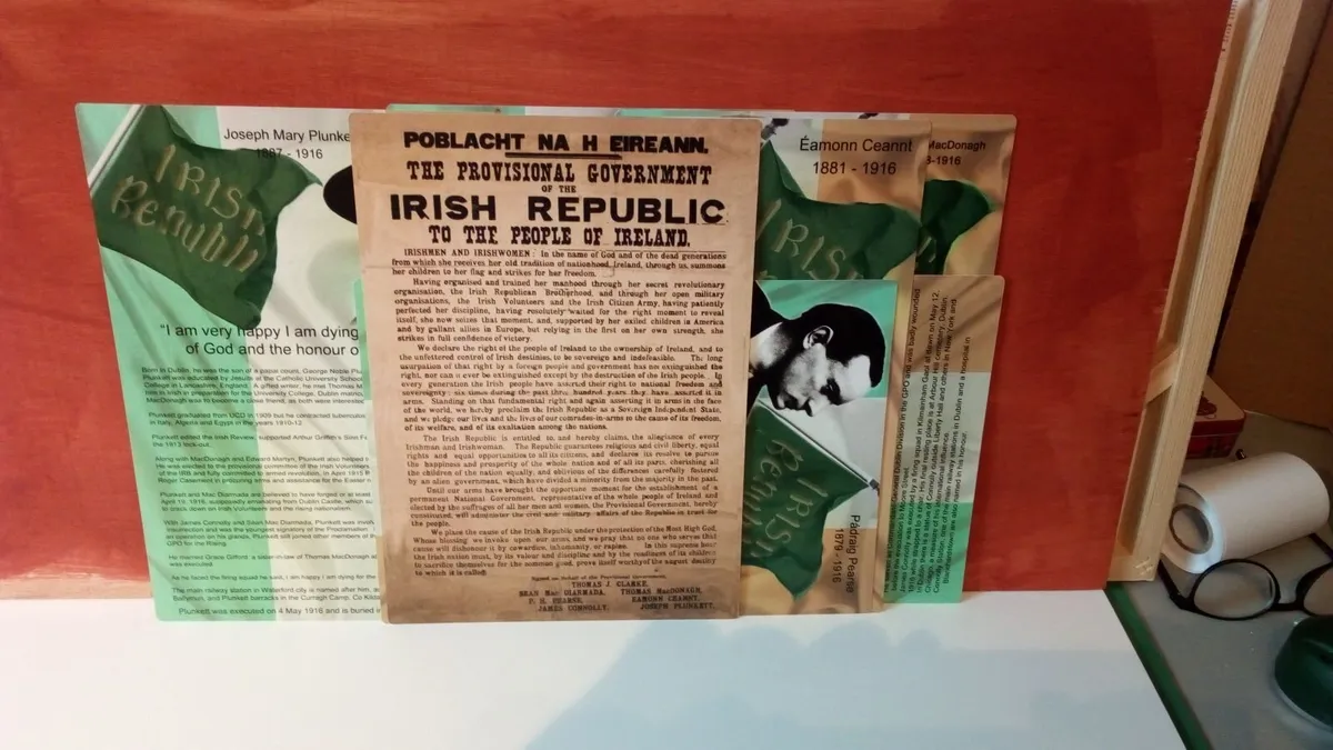 Irish 1916 Proclamation of the Irish Republic - Image 1