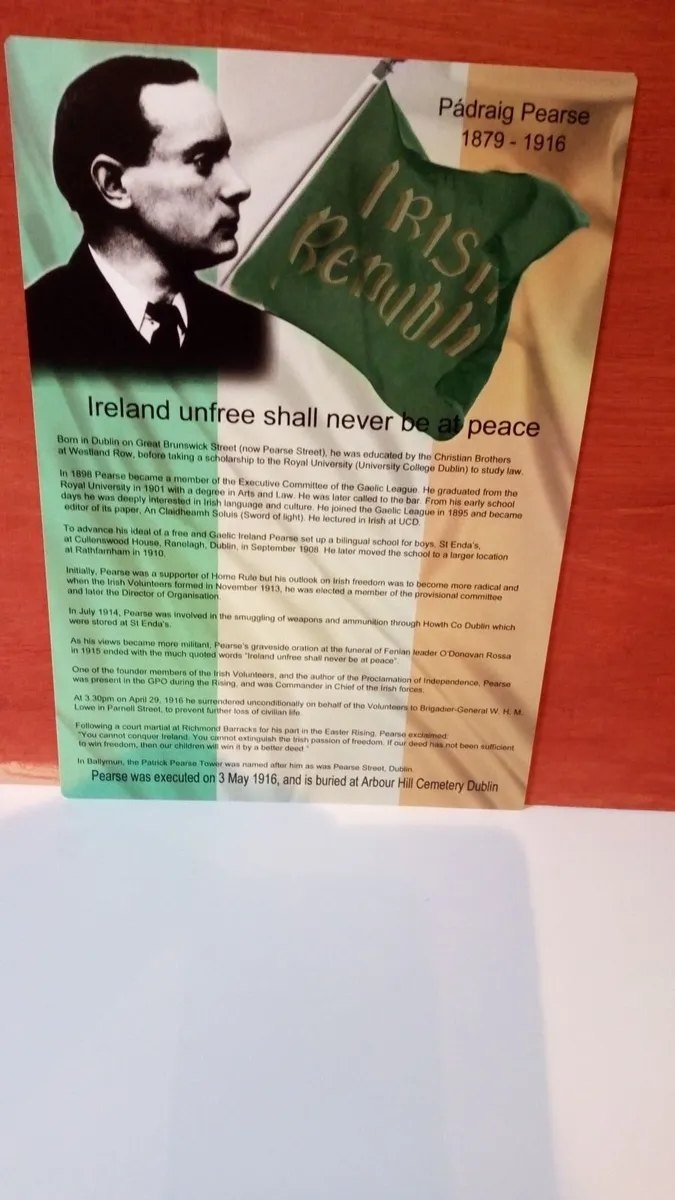 Irish 1916 Proclamation of the Irish Republic - Image 3