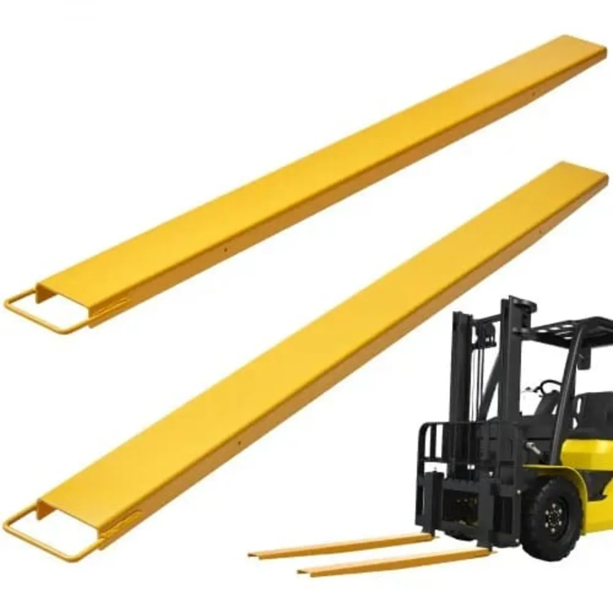 Pallet Fork Extensions, 84" Length 4.5" Width, Hea - Image 1
