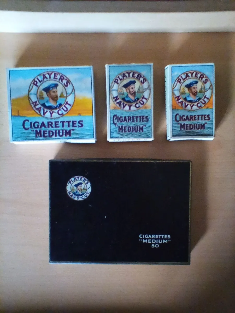 Vintage tin and packets