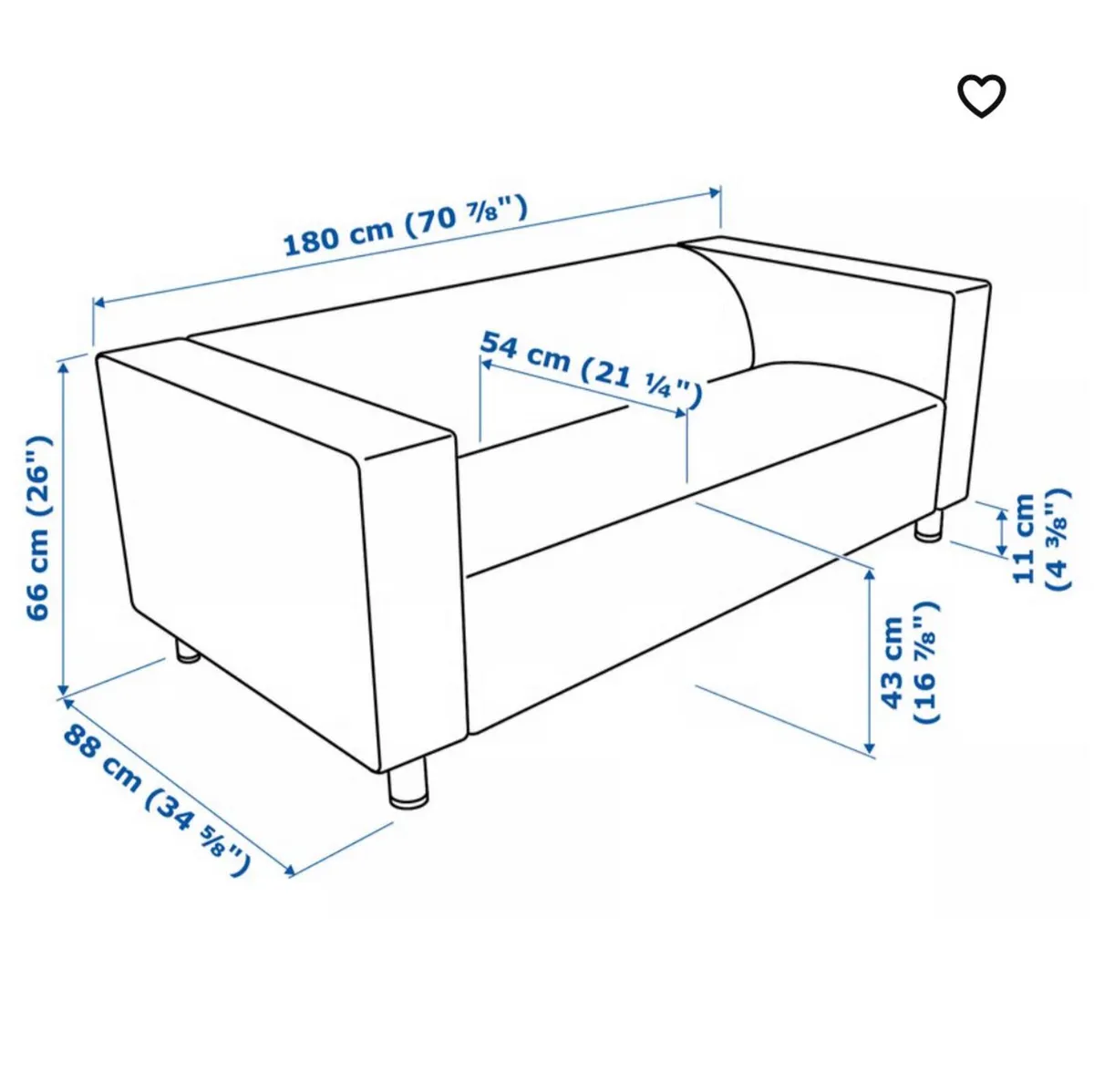 Couch Ikea Klippan - Image 4