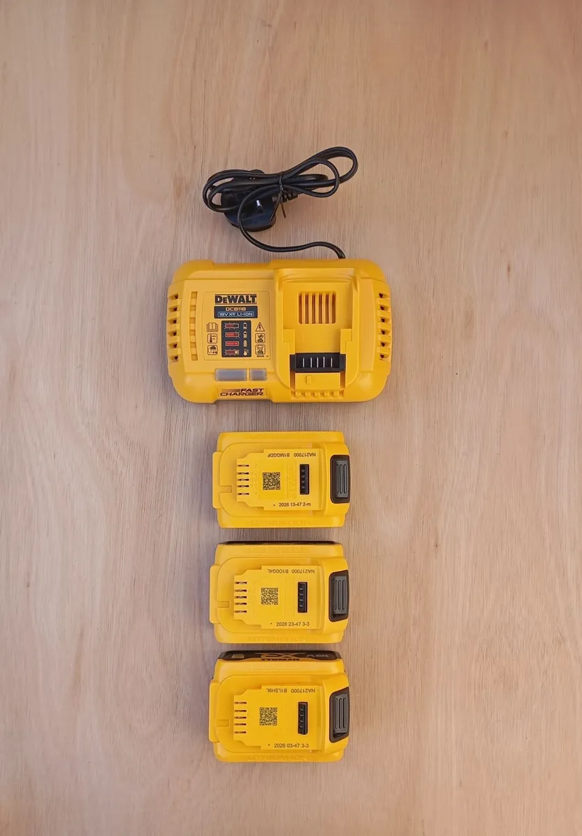 DeWalt Batteries & Charger - Image 2