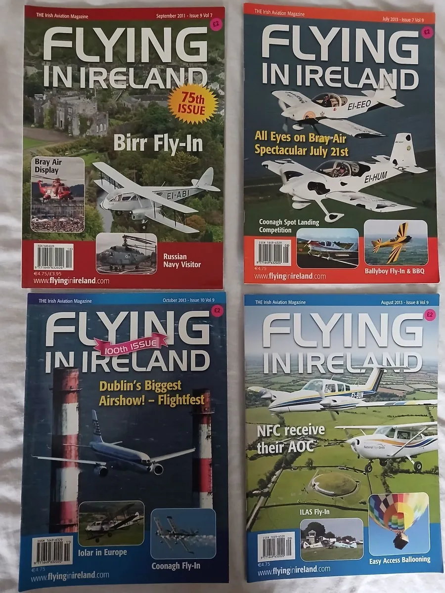 FLYING IN IRELAND MAGAZINES BACK ISSUES. - Image 1