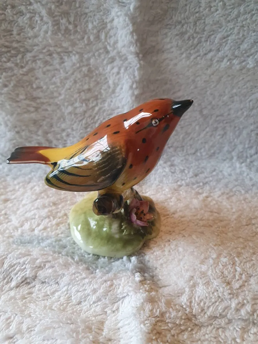 Vintage Royal Adderley Warbler bird figurine - Image 1