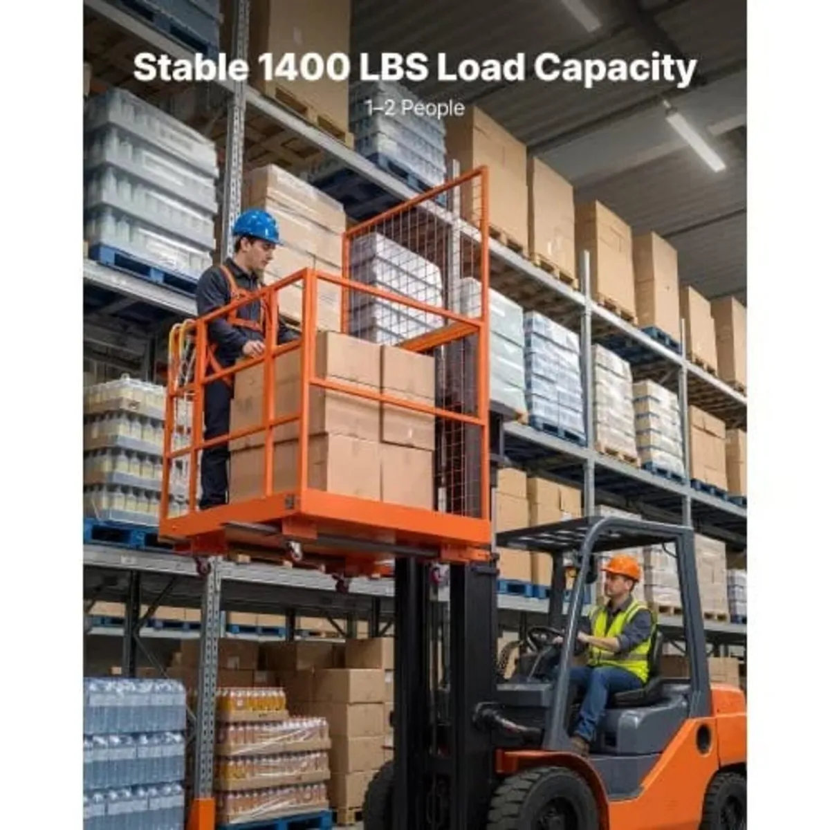 Forklift Safety Cage, 1225 x 1148 mm, Heavy Duty F - Image 4